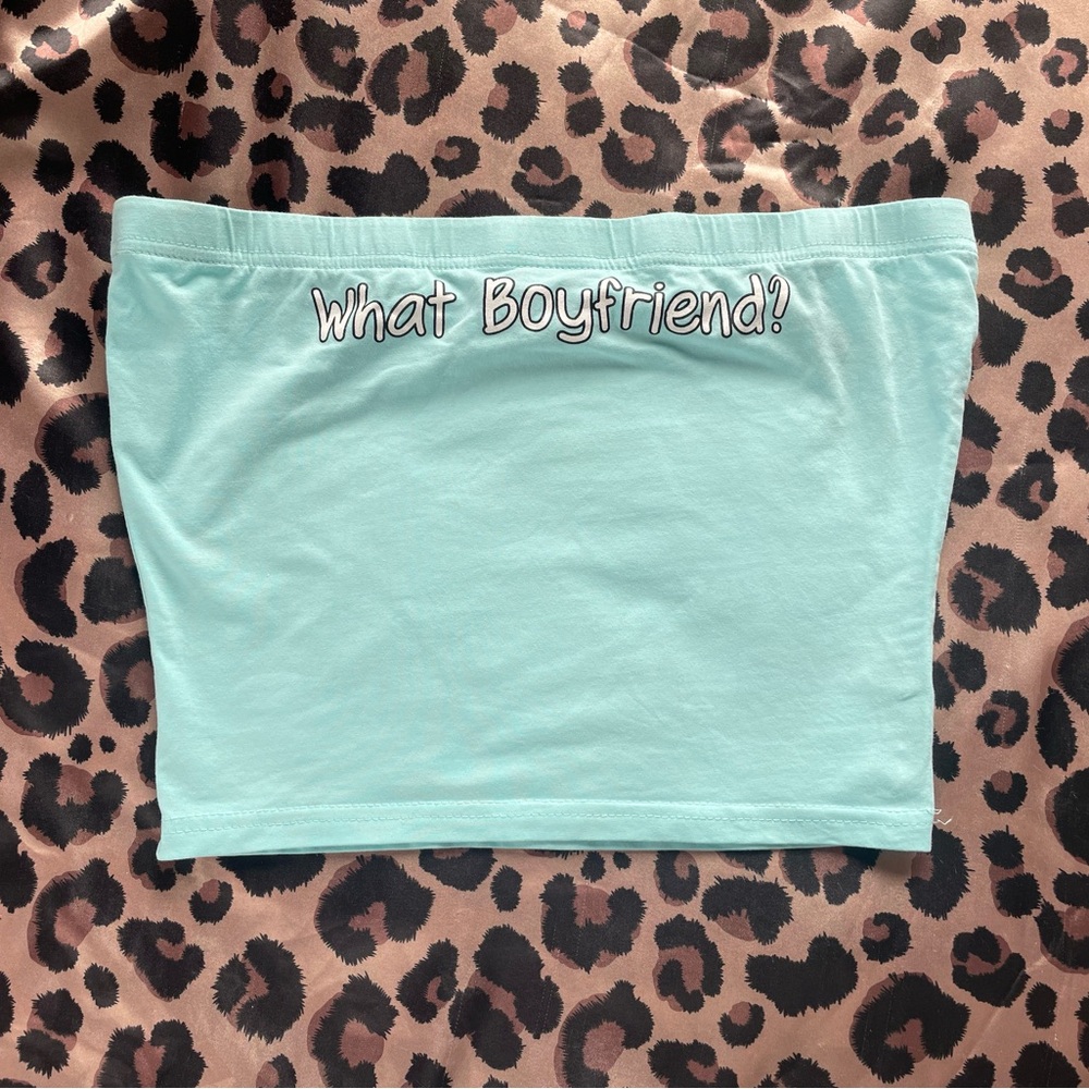 Sugar Thrillz Light Blue Crop Top